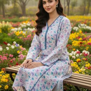 Soft Flora Lawn Co-ord Set