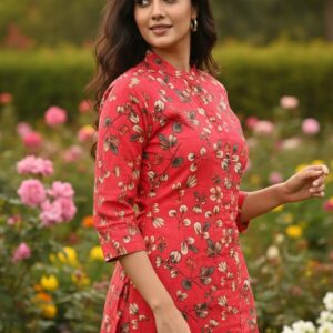 Straight Cut Kurta Lawn Co-ord Set